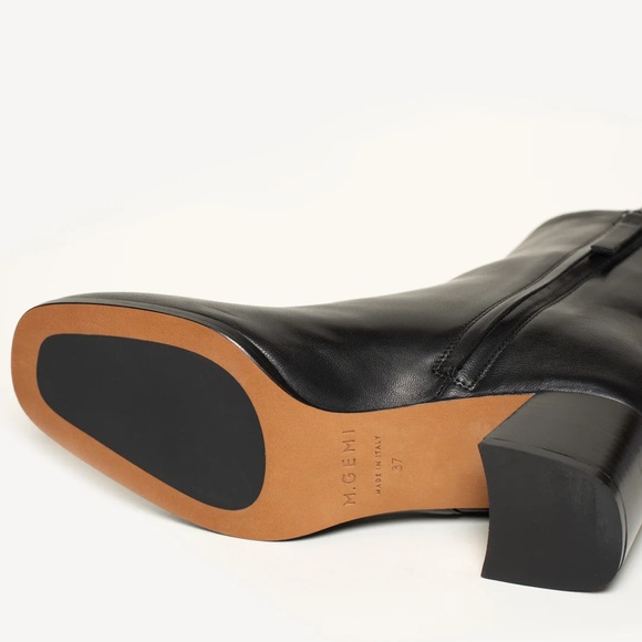 NWOB M. Gemi Cristina Bootie in Black Nappa Leather - Picture 6 of 12
